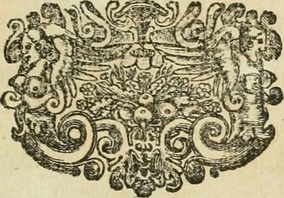 An illustration from Monumenta Paderbornensia : ex historia Romana, Francica, Saxonica eruta, et novis inscriptionibus, figuris, tabulis geographicis & notis illustrata. Accedunt Caroli M. Capitulatio de partibus Saxoniae, ex antiquissimo MS. Palatino Bibliothecae Vaticanae, & Panegyricus Paderbornensis, 1672, leaf 272
