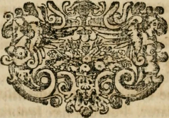 An illustration from Monumenta Paderbornensia : ex historia Romana, Francica, Saxonica eruta, et novis inscriptionibus, figuris, tabulis geographicis & notis illustrata. Accedunt Caroli M. Capitulatio de partibus Saxoniae, ex antiquissimo MS. Palatino Bibliothecae Vaticanae, & Panegyricus Paderbornensis, 1672, leaf 525