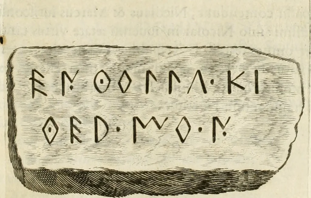 An illustration from Monumenta Patauina, Sertorii Vrsati studio collecta, digesta, explicata, suisque iconibus expressa, 1652, leaf 156