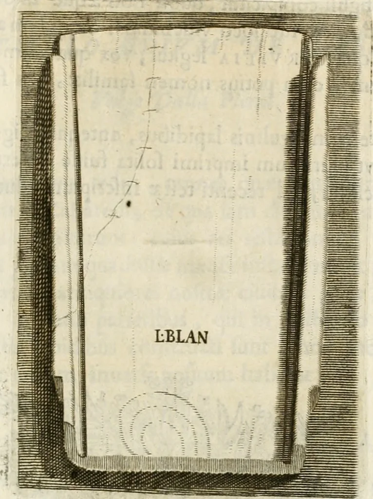 An illustration from Monumenta Patauina, Sertorii Vrsati studio collecta, digesta, explicata, suisque iconibus expressa, 1652, leaf 200