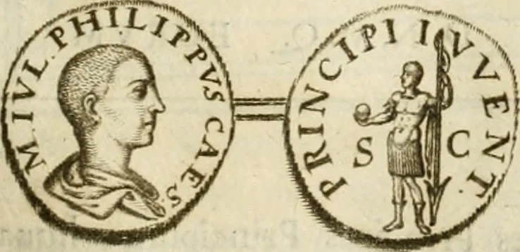 An illustration from Monumenta Patauina, Sertorii Vrsati studio collecta, digesta, explicata, suisque iconibus expressa, 1652, leaf 220