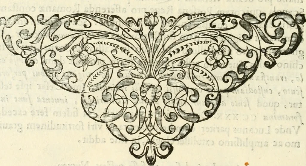 An illustration from Monumenta Patauina, Sertorii Vrsati studio collecta, digesta, explicata, suisque iconibus expressa, 1652, leaf 233