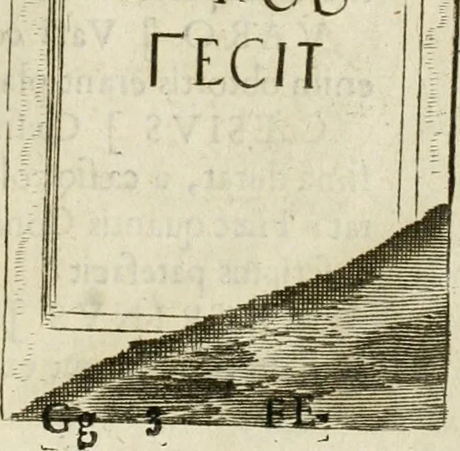 An illustration from Monumenta Patauina, Sertorii Vrsati studio collecta, digesta, explicata, suisque iconibus expressa, 1652, leaf 262