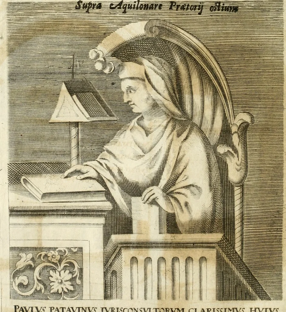 An illustration from Monumenta Patauina, Sertorii Vrsati studio collecta, digesta, explicata, suisque iconibus expressa, 1652, leaf 365