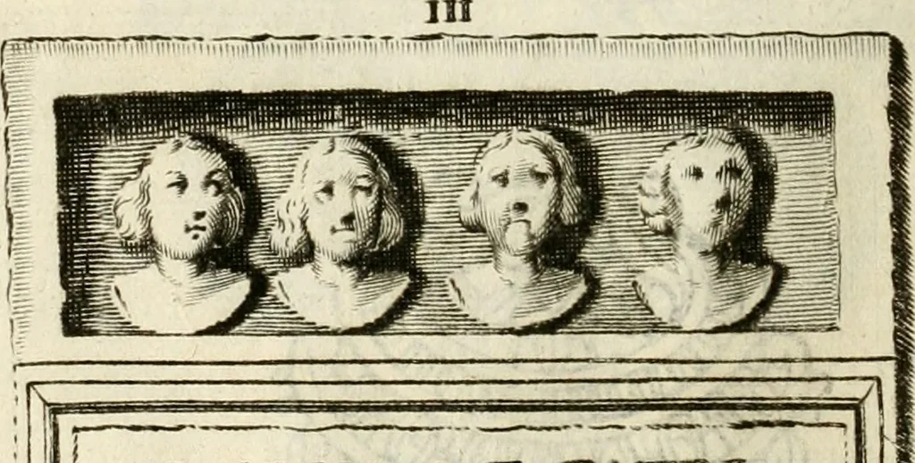 An illustration from Monumenta Patauina, Sertorii Vrsati studio collecta, digesta, explicata, suisque iconibus expressa, 1652, leaf 75