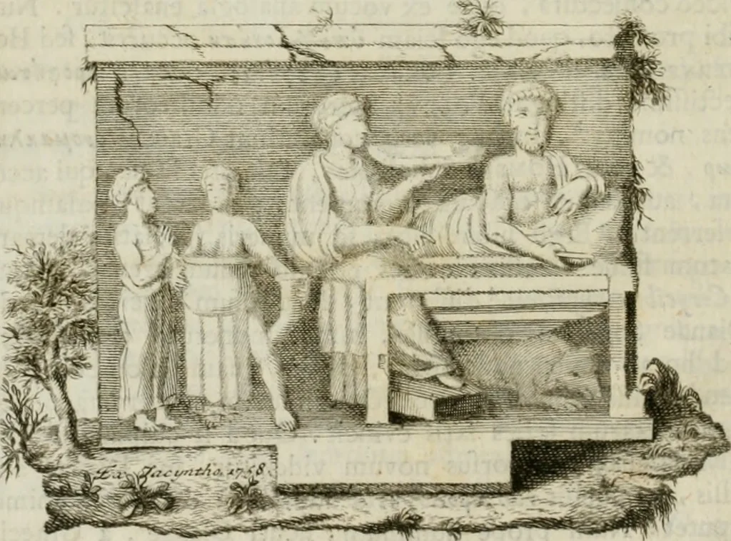 An illustration from Monumenta peloponnesia : commentariis explicata, 1761, leaf 173