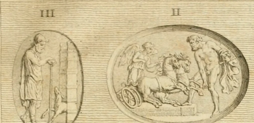 An illustration from Monumenta peloponnesia : commentariis explicata, 1761, leaf 202