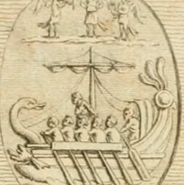 An illustration from Monumenta peloponnesia : commentariis explicata, 1761, leaf 202