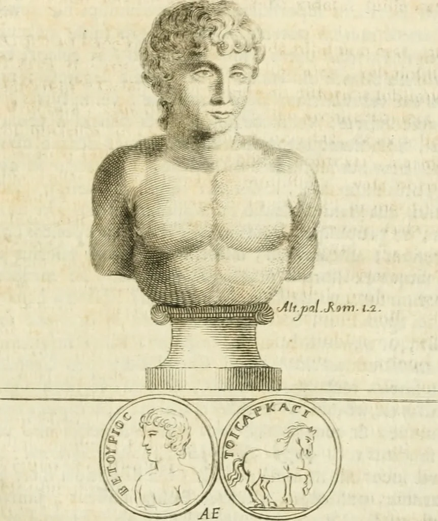 An illustration from Monumenta peloponnesia : commentariis explicata, 1761, leaf 244