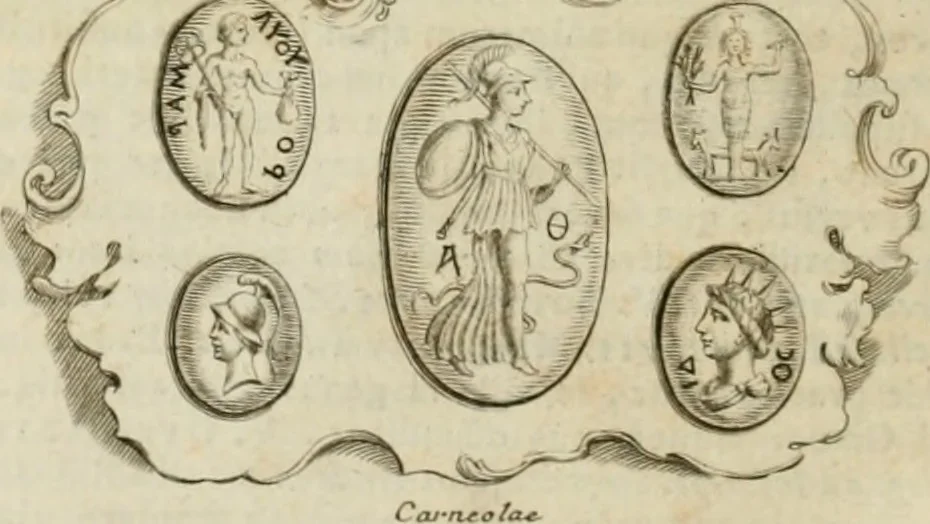 An illustration from Monumenta peloponnesia : commentariis explicata, 1761, leaf 267