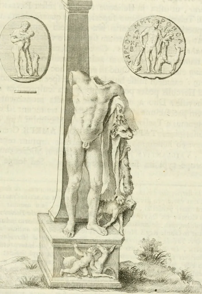 An illustration from Monumenta peloponnesia : commentariis explicata, 1761, leaf 298