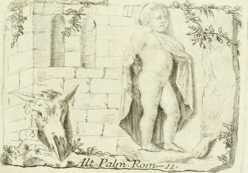 An illustration from Monumenta peloponnesia : commentariis explicata, 1761, leaf 6