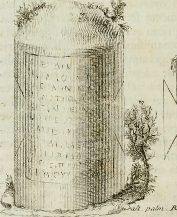 An illustration from Monumenta peloponnesia : commentariis explicata, 1761, leaf 71