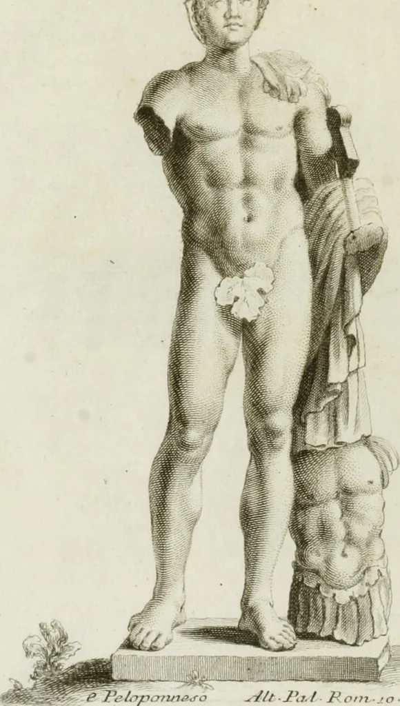 An illustration from Monumenta peloponnesia : commentariis explicata, 1761, leaf 9