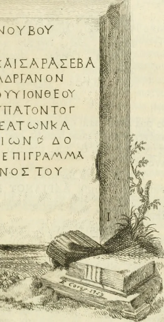 An illustration from Monumenta peloponnesia : commentariis explicata, 1761, leaf 108