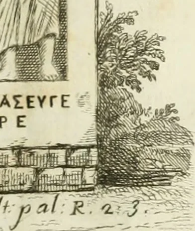 An illustration from Monumenta peloponnesia : commentariis explicata, 1761, leaf 264