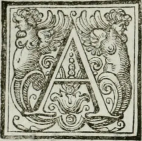 An illustration from Monumenta veteris Antii, hoc est, Inscriptio M. Aquilii et tabula solis Mithrae variis figuris & symbolis exsculpta quae nuper inibi reperta, nunc prodeunt commentari illustrata, & accuratè explicata : accedunt Dissertationes de Beleno et aliis quibusdam Aquilejensium diis. et De colonia Forojuliensi, 1700, leaf 15
