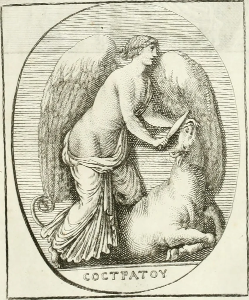 An illustration from Monumenti antichi inediti, 1767, leaf 132