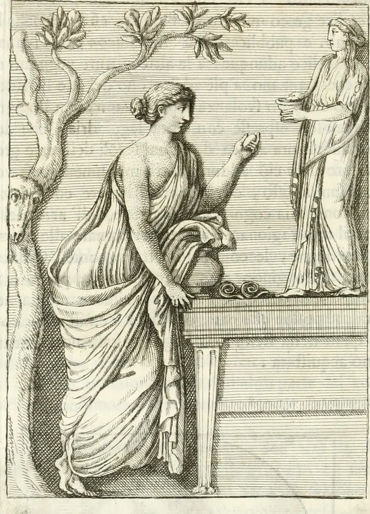 An illustration from Monumenti antichi inediti, 1767, leaf 133