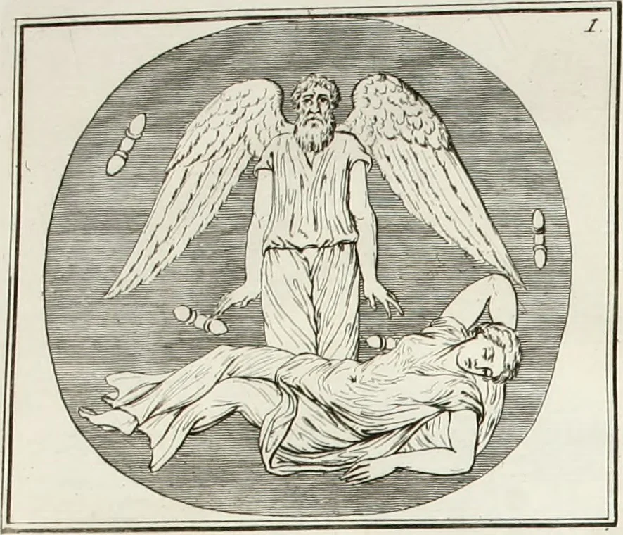 An illustration from Monumenti antichi inediti, 1767, leaf 135