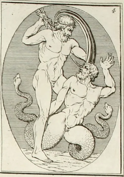 An illustration from Monumenti antichi inediti, 1767, leaf 135