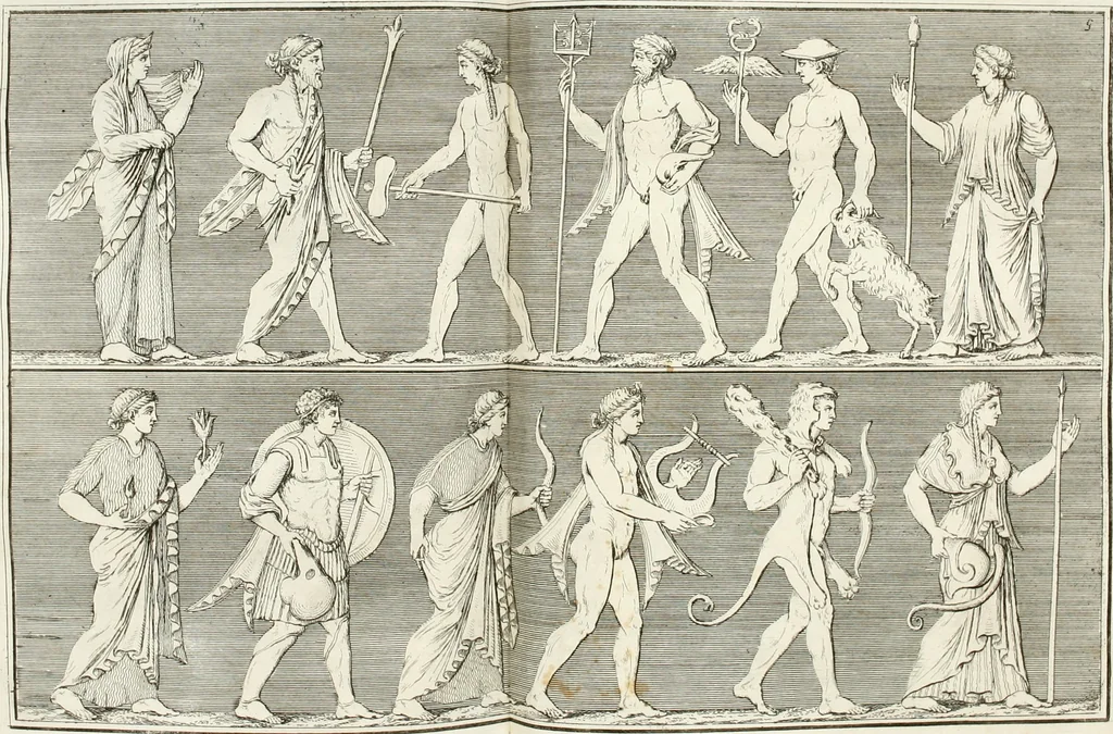 An illustration from Monumenti antichi inediti, 1767, leaf 135