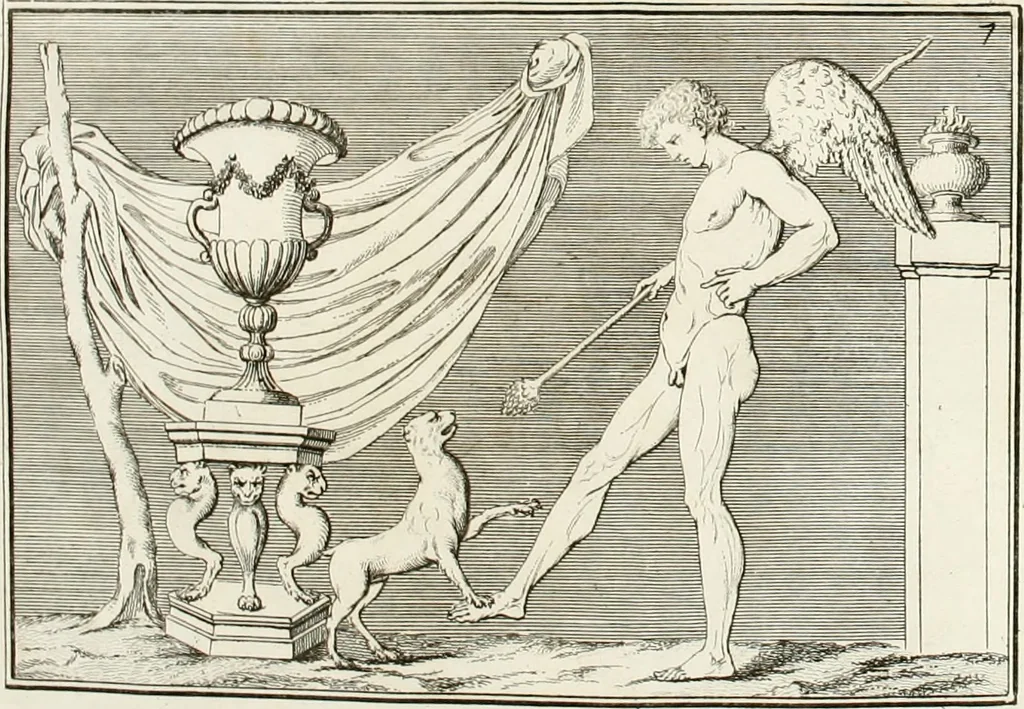 An illustration from Monumenti antichi inediti, 1767, leaf 137