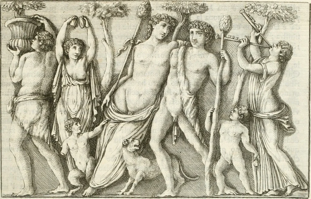 An illustration from Monumenti antichi inediti, 1767, leaf 14