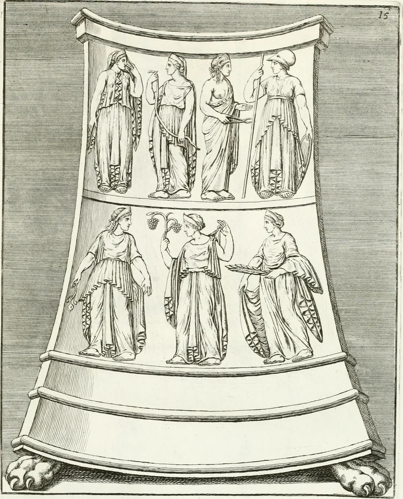 An illustration from Monumenti antichi inediti, 1767, leaf 142