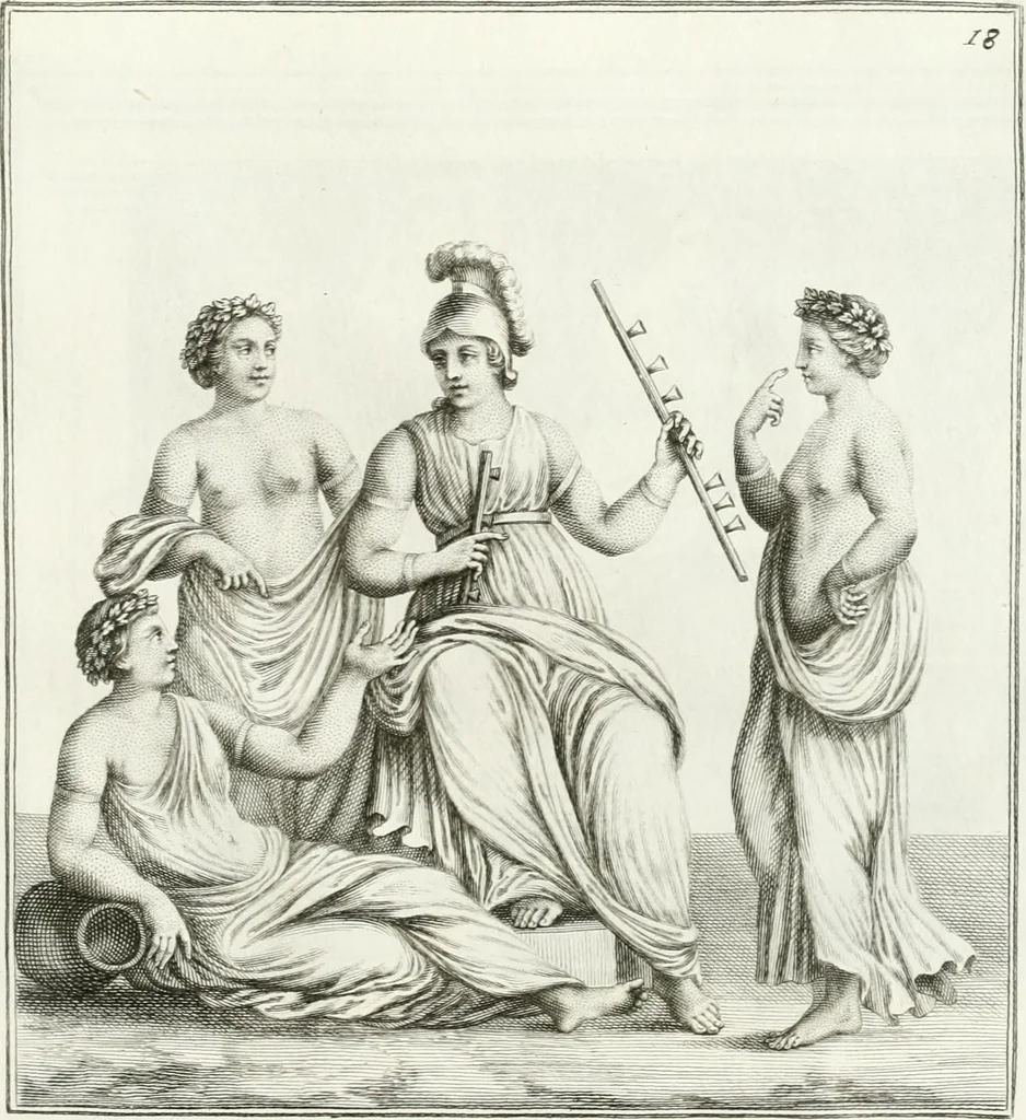 An illustration from Monumenti antichi inediti, 1767, leaf 144