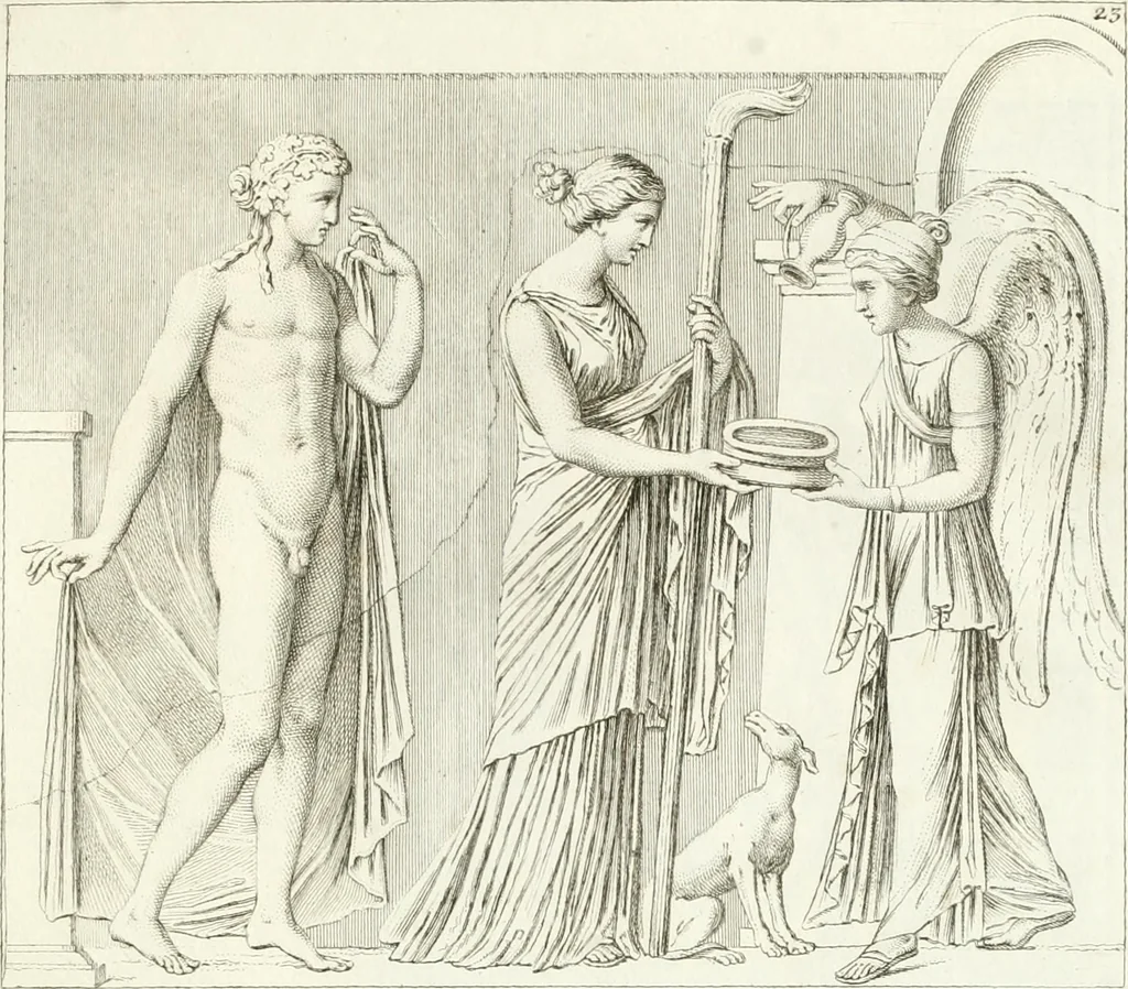 An illustration from Monumenti antichi inediti, 1767, leaf 152