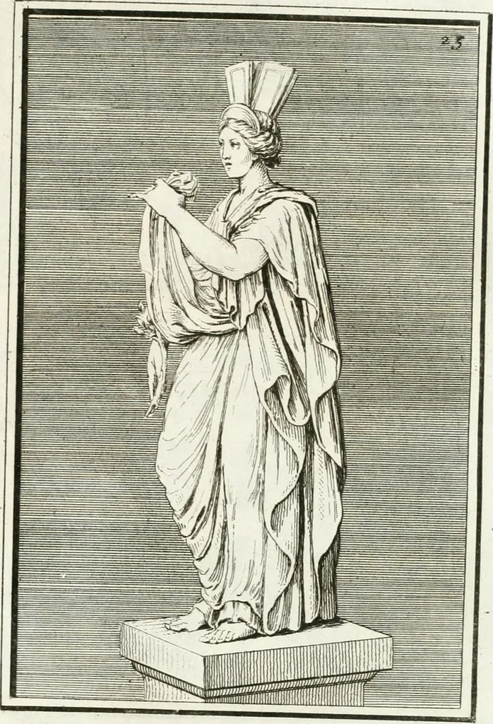 An illustration from Monumenti antichi inediti, 1767, leaf 154