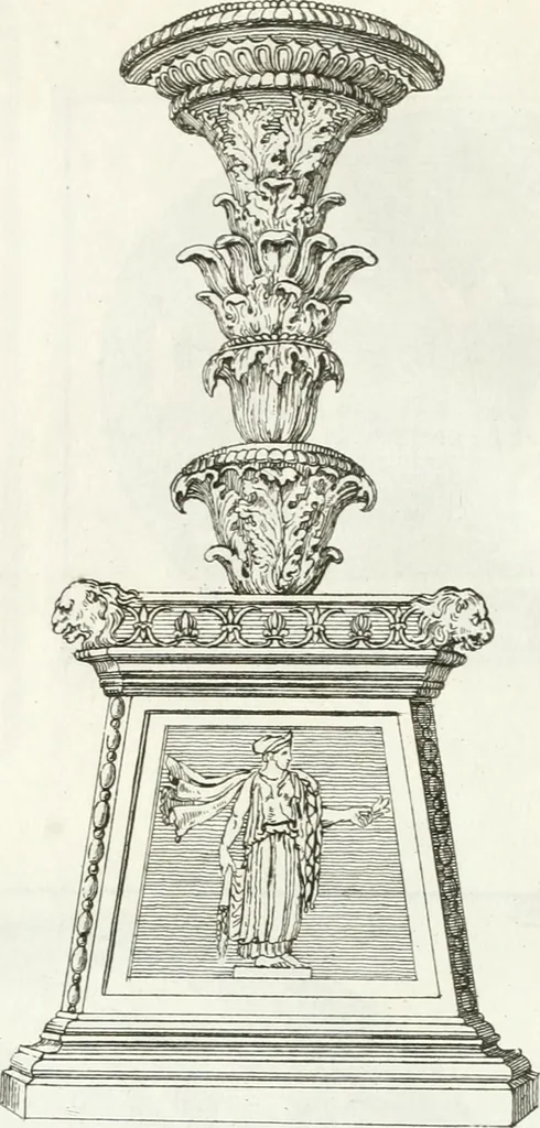 An illustration from Monumenti antichi inediti, 1767, leaf 158