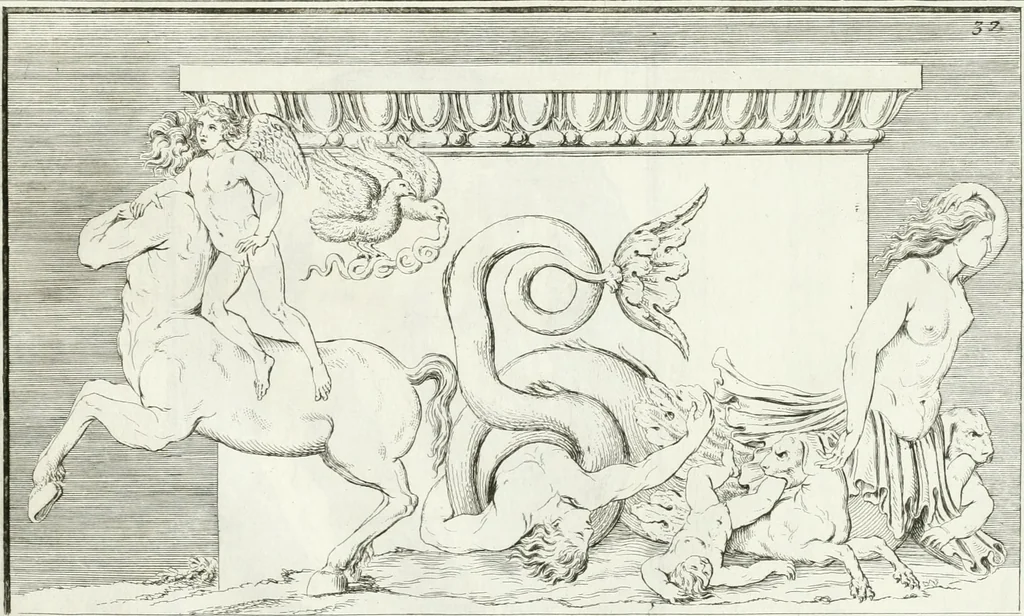 An illustration from Monumenti antichi inediti, 1767, leaf 162