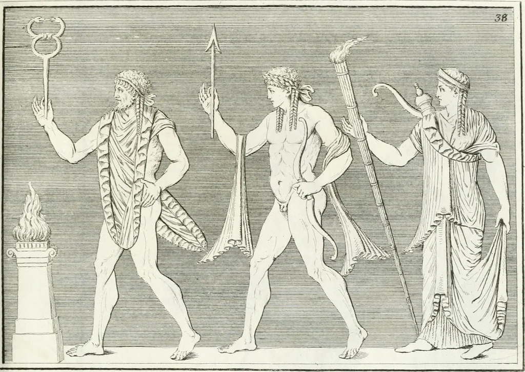 An illustration from Monumenti antichi inediti, 1767, leaf 164