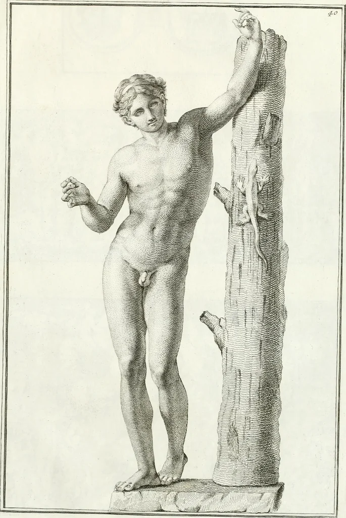 An illustration from Monumenti antichi inediti, 1767, leaf 166