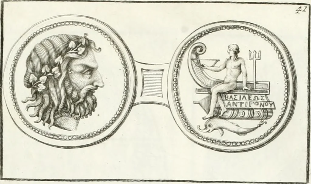 An illustration from Monumenti antichi inediti, 1767, leaf 168