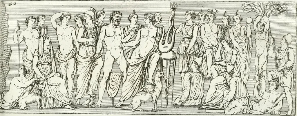 An illustration from Monumenti antichi inediti, 1767, leaf 168