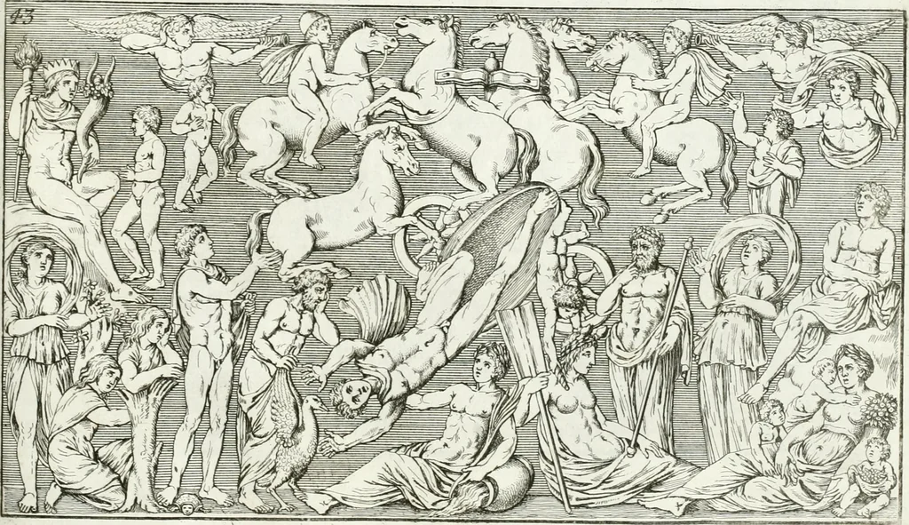 An illustration from Monumenti antichi inediti, 1767, leaf 168
