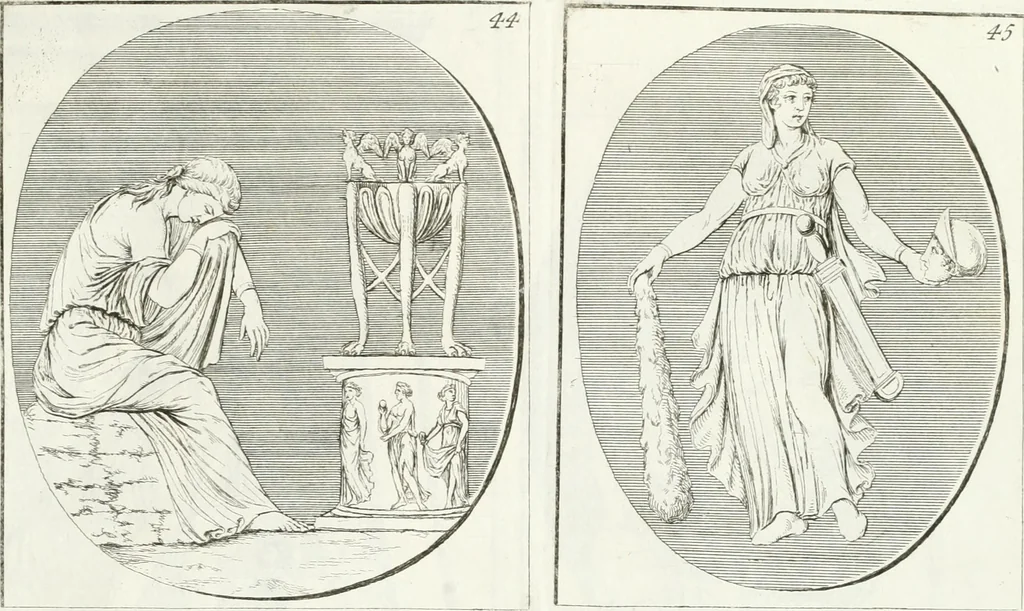 An illustration from Monumenti antichi inediti, 1767, leaf 170