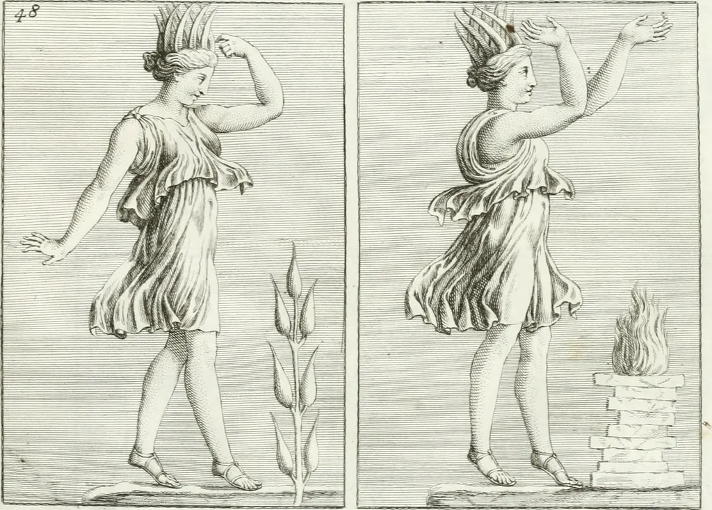 An illustration from Monumenti antichi inediti, 1767, leaf 172