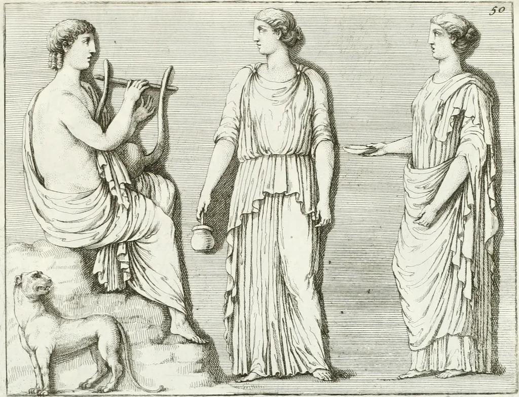 An illustration from Monumenti antichi inediti, 1767, leaf 174