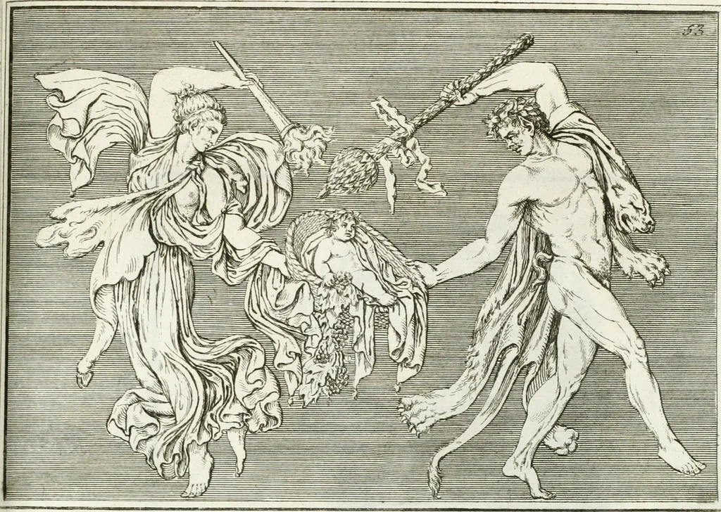 An illustration from Monumenti antichi inediti, 1767, leaf 176