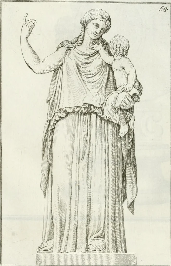 An illustration from Monumenti antichi inediti, 1767, leaf 176