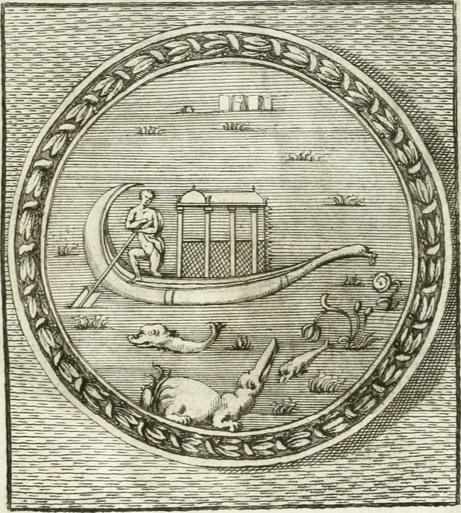 An illustration from Monumenti antichi inediti, 1767, leaf 18