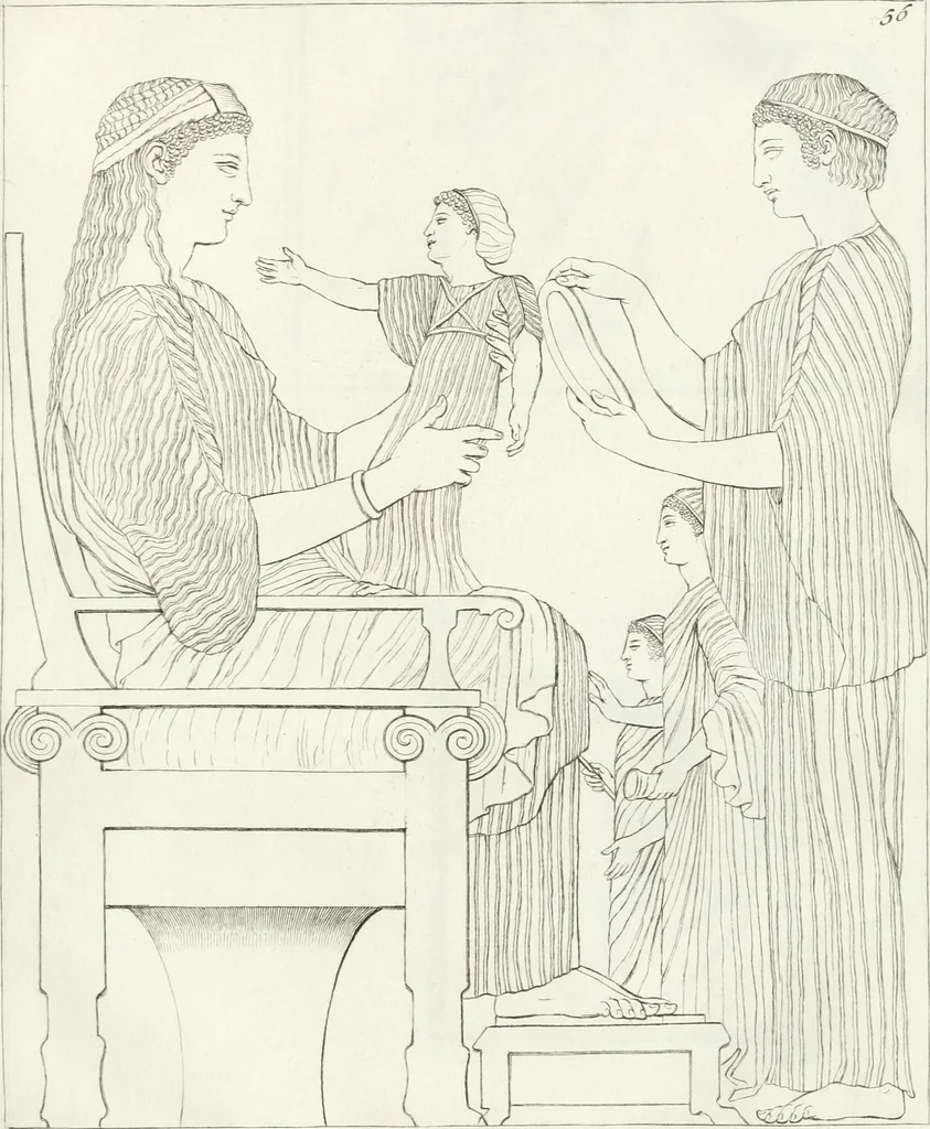 An illustration from Monumenti antichi inediti, 1767, leaf 180