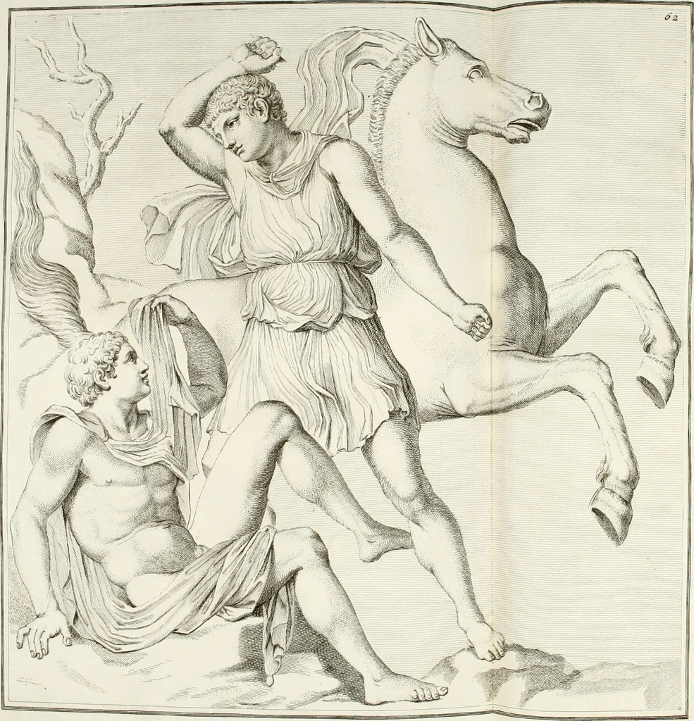 An illustration from Monumenti antichi inediti, 1767, leaf 187