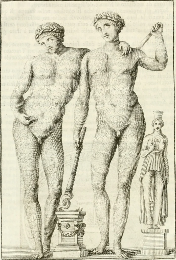An illustration from Monumenti antichi inediti, 1767, leaf 19