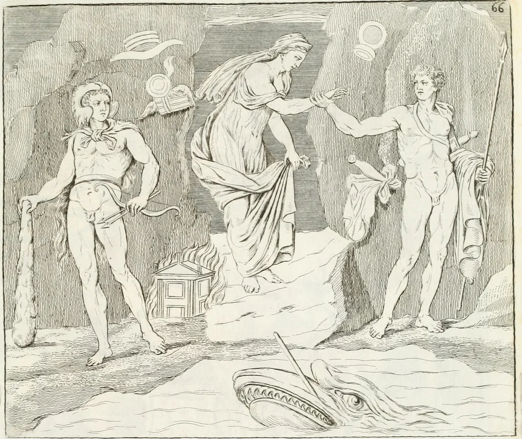 An illustration from Monumenti antichi inediti, 1767, leaf 192