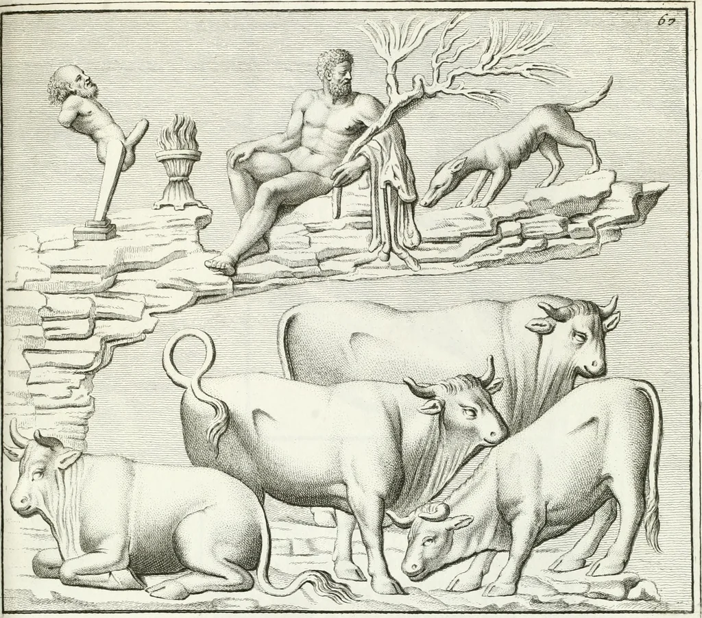 An illustration from Monumenti antichi inediti, 1767, leaf 194